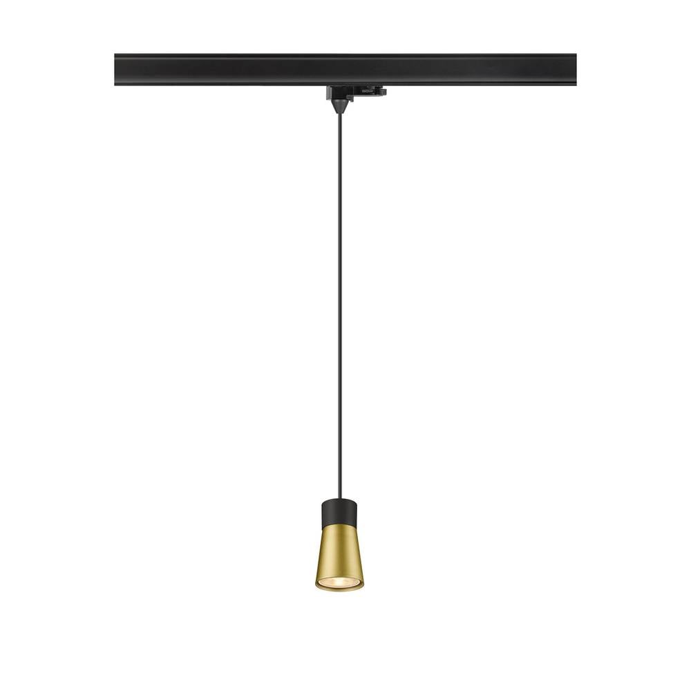 SLV PURI 1008279 LED-hanglamp 3-fasig GU10 6 W Zwart