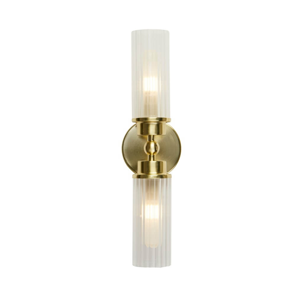 Searchlight 2-lichts wandlamp Imperial goud 29982SB