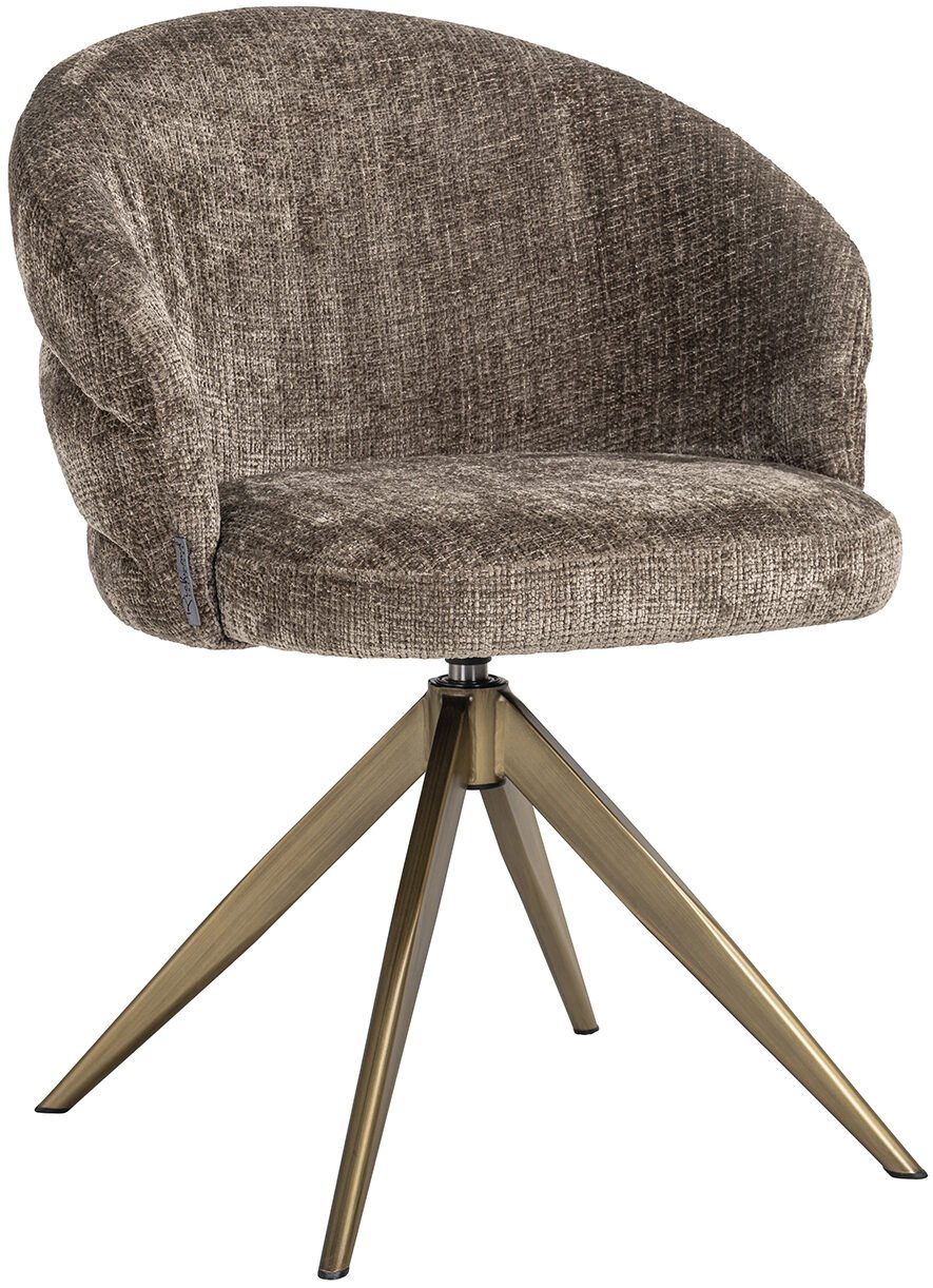 Draaifauteuil Zendaya stone chenille