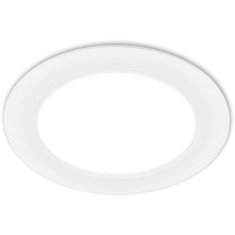 Briloner LED-Einbauleuchte Jeft, Ø 17 cm, weiß, 4000K, nicht dimmbar