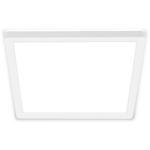 Briloner LED-Deckenleuchte Tava, schwarz, Ø 24 cm, Kunststoff