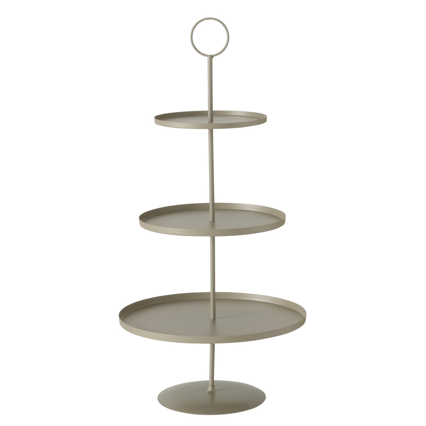 Boltze Home Etagere Samona Metaal Ø30x60cm Beige