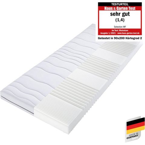 Beco Comfortschuimmatras Matras Selection MF, matras in 90x200 cm en andere maten hoogte 14 cm