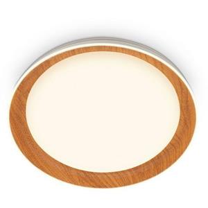 Briloner LED-Deckenleuchte Ijus, wei&szlig;/anthrazit, &Oslash; 43 cm, Kunststoff