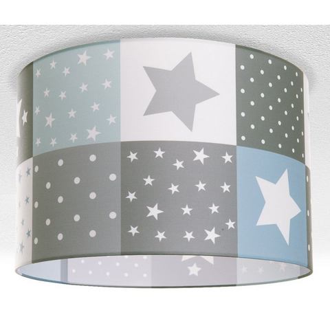 Paco Home Plafondlamp Cosmo 345 Kinderlamp plafondlamp LED kinderkamer lamp sterren-motief E27