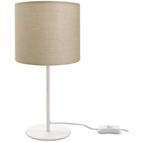 Paco Home Tafellamp Uni Color LED E14 lamp, voor woonkamer en slaapkamer, effen kleuren, decor