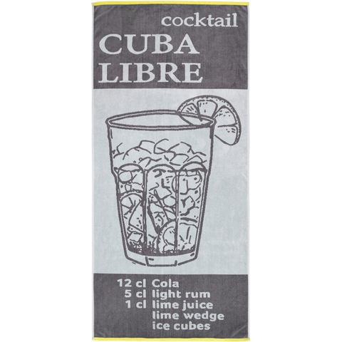 Dyckhoff Strandlaken Cuba Libre knuffelzachte velours