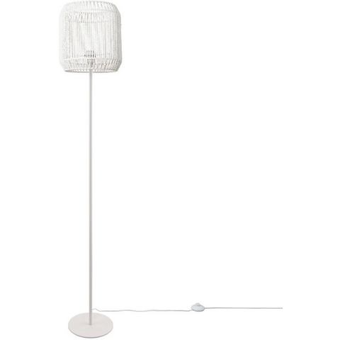 Paco Home Staande lamp Pedro moderne led lamp in boho-look, woonkamer, slaapkamer, fitting e27