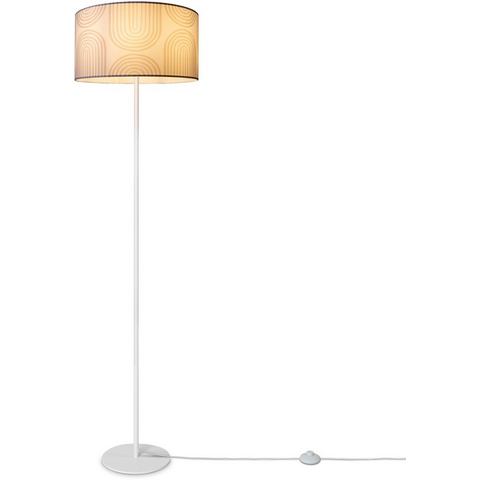 Paco Home Staande lamp Luca Pillar Woonkamer vloerlamp met kap kantoor modern retro patroon E27