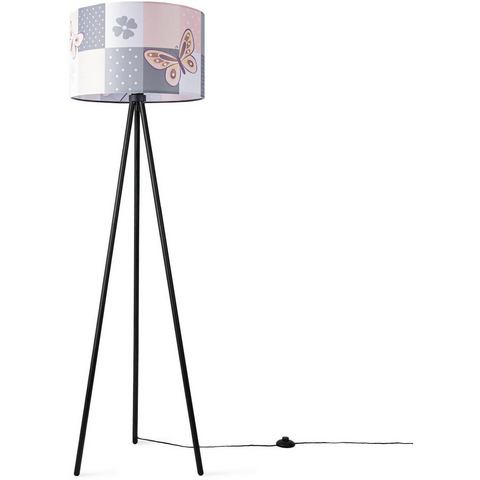 Paco Home Staande lamp Trina Cosmo Lamp kinderkamer kindlamp babykamer E27 vlinder bloemen