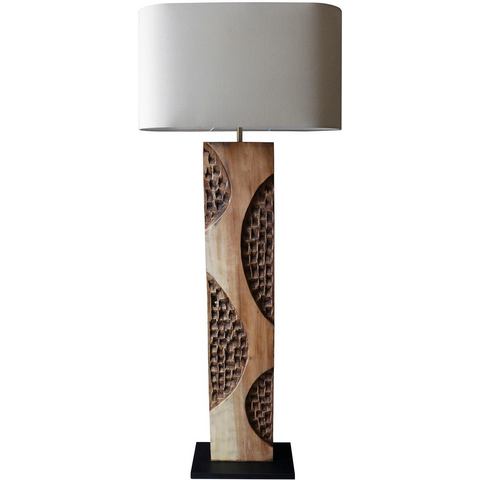 SalesFever Staande lamp Acacia met de hand gemaakt