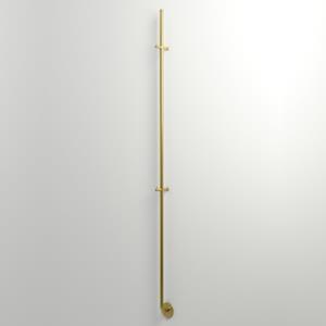 Instamat Jay Elektrische Handdoekradiator 172cm hoog 29Watt Geborsteld Messing JAY022