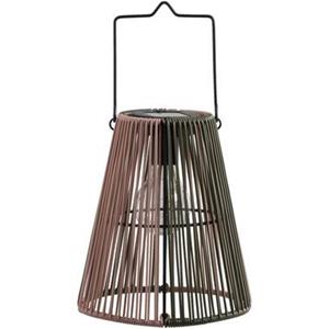 Leen Bakker Solar lantaarn Zef - groen/roze - 21xØ18 cm