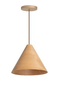 ETH Houten hanglamp Robin eiken Ø 33cm 05-HL4004-72