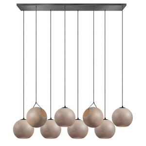 ETH 8-lichts hanglamp Orb Saturn recht met uniek effect 05-HL4275-3095