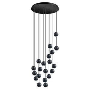 ETH Design hanglamp Grace 20-lichts zwart 05-HL4514-30