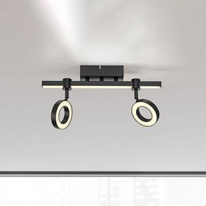 JUST LIGHT. GmbH JUST LIGHT. LED-Deckenlampe LOLAsmart Bileda, 2-fl., schwarz
