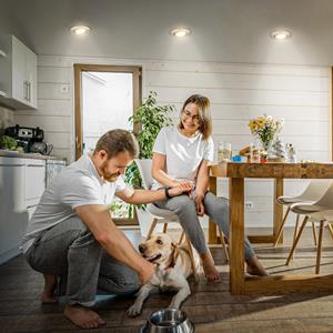 Briloner LED-Einbauleuchte Klira, nickel, schwenkbar, dimmbar, 3er