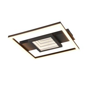 REALITY LED-Deckenleuchte WHEELER, R64801932, 16W, 2000lm, 3000K, schwarz
