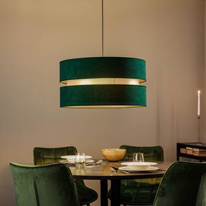 Duolla Hanglamp Duo, groen/goud, Ø 60 cm 1-lamp
