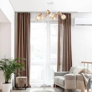 Envostar Joiy Deckenlampe 5-flg verteilt wei&szlig;/holz