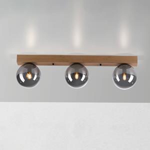 JUST LIGHT. Green Widow plafondlamp, glazen bollen, 3-lamps