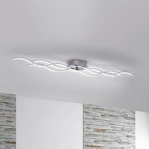JUST LIGHT. LED plafondlamp Wav 3.000K 139,5x16cm staal