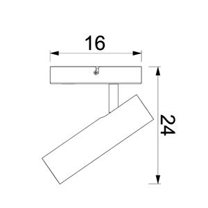 Luminex Deckenleuchte Axion, 3-flammig, schwarz/gold, lang, Stahl