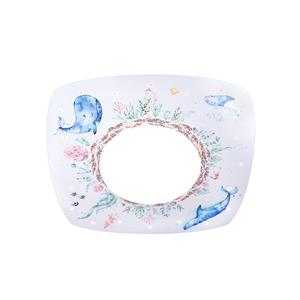 Elobra LED-Deckenleuchte Meerestiere, 58 cm, bunt, MDF-Holz