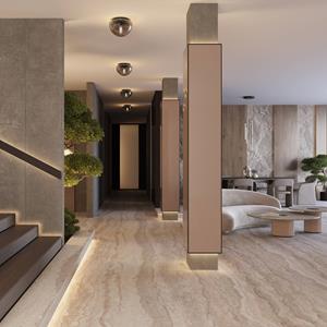 Maytoni Deckenleuchte Glassy, rauchgrau, &Oslash; 31,5 cm, Glas