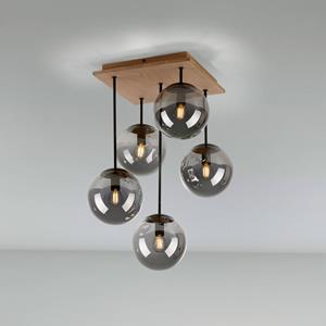 JUST LIGHT. Green Widow plafondlamp, glazen bollen, 5-lamps