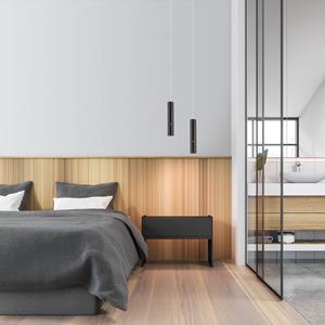 JUST LIGHT. GmbH JUST LIGHT. LED-Akku-H&auml;ngeleuchte Attach, schwarz, Eisen