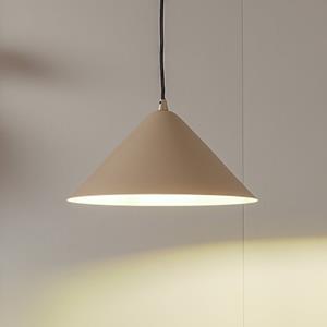 Lindby H&auml;ngeleuchte Clarine, beige, &Oslash; 32 cm, Metall