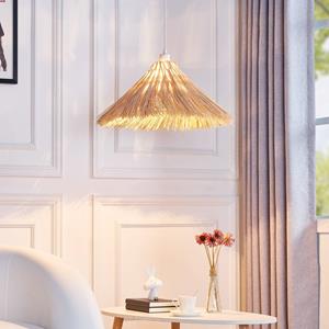 Lindby H&auml;ngeleuchte Borys, &Oslash; 55 cm, Seegras, E27