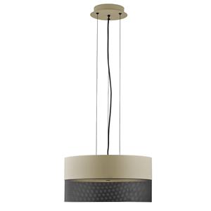 HELL Pendelleuchte Mesh E27 &Oslash; 50 cm, sand/schwarz