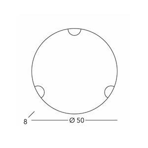Austrolux KOLARZ Deckenleuchte Nonna, &Oslash; 50 cm, Streublume blau, Glas