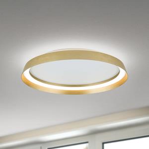 Orion LED-Deckenlampe Manta, &Oslash; 45 cm, goldfarben, Alu, up/down