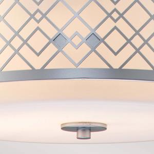ELSTEAD Plafondlamp Ziggy Medium, zilver