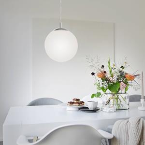 PAUL NEUHAUS Bolo hanglamp, glazen kap, Ø 25cm