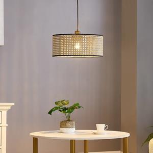 Lindby H&auml;ngeleuchte Otso, 17 cm hoch, Bambus, E27