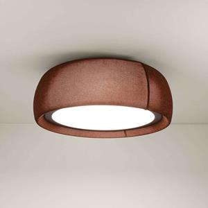 LEDS-C4 LED-Deckenlampe Gong, braun, 2.700 K, &Oslash; 61,2 cm