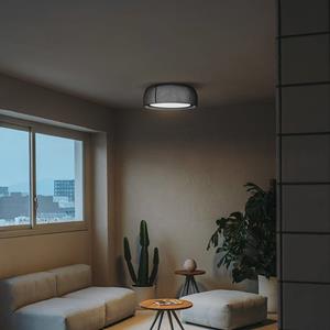 LEDS-C4 LED-Deckenlampe Gong, grau, 3.000 K, &Oslash; 61,2 cm