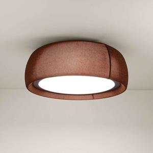 LEDS-C4 LED-Deckenlampe Gong, braun, 3.000 K, &Oslash; 61,2 cm