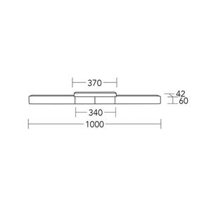 HerzBlut LED-Deckenlampe Lana del bronco, Holz, dimmbar