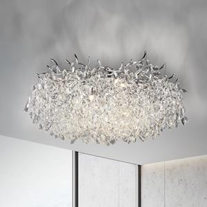 Paul Neuhaus Deckenleuchte Ricicle, Kristallbehang, &Oslash; 80 cm