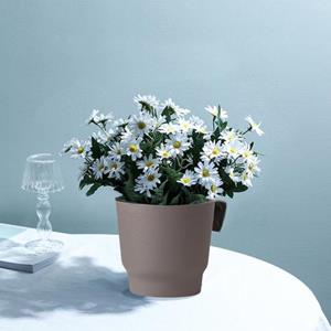 HOMEKA Hangende bloempot Grote capaciteit slagvastheid Afvoergat Ontwerp Plantcontainer Bloempot Tuinbenodigdheden S blauw