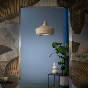 Ferroluce H&auml;ngeleuchte Churuata, Keramik, braun