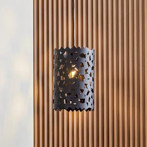 Lucande H&auml;ngeleuchte Aeloria, schwarz, &Oslash; 25 cm, Eisen, E27