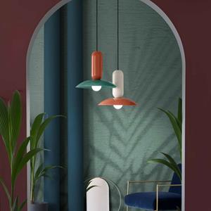 Ferroluce H&auml;ngeleuchte Pau, orange/creme