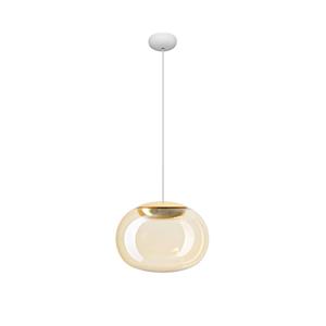 Stilnovo La Mari&eacute;e LED-H&auml;ngelampe gold/wei&szlig;